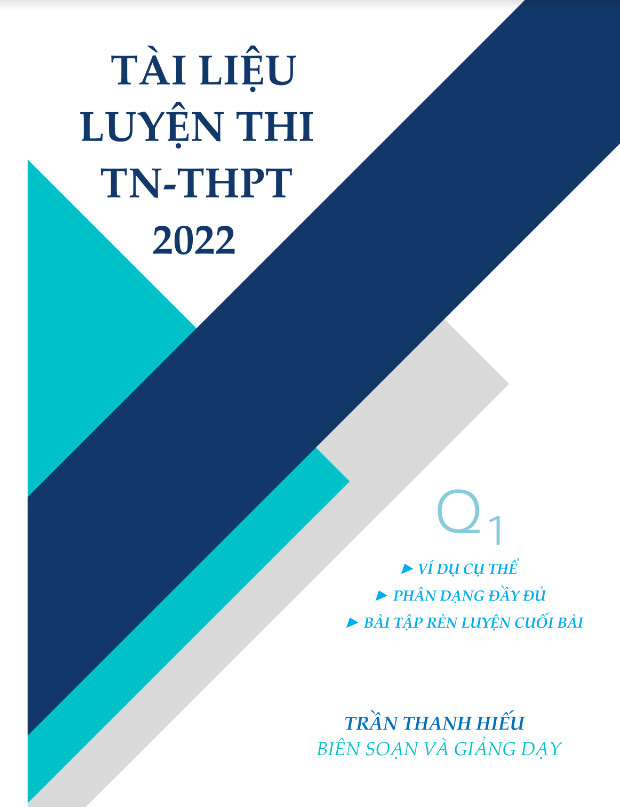 Tài liệu luyện thi môn Toán THPTQG năm 2023 gồm đề thi và đáp án